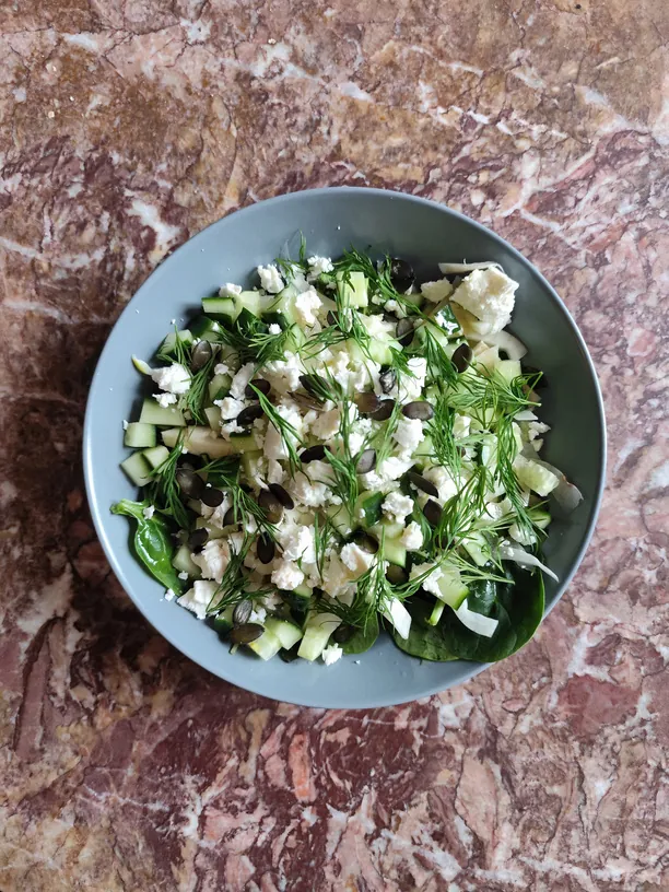 Salade verte et feta