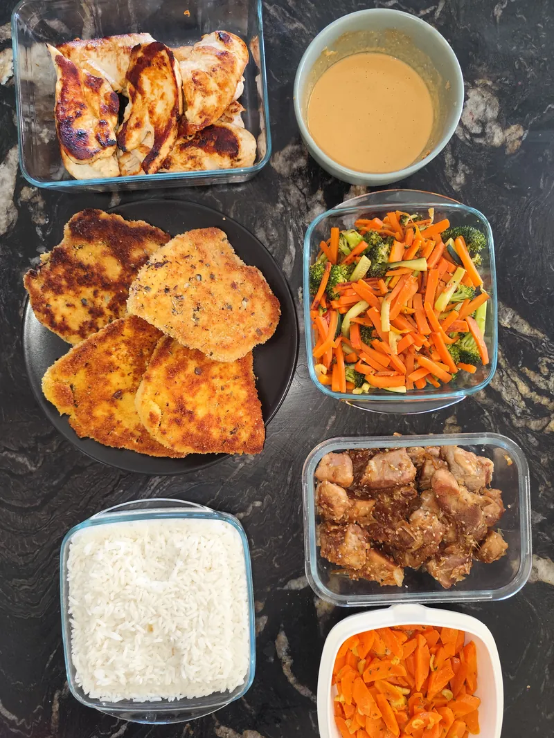Repas de la semaine en boîtes