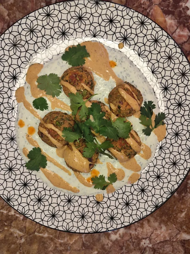 Assiette aux herbes fraîches