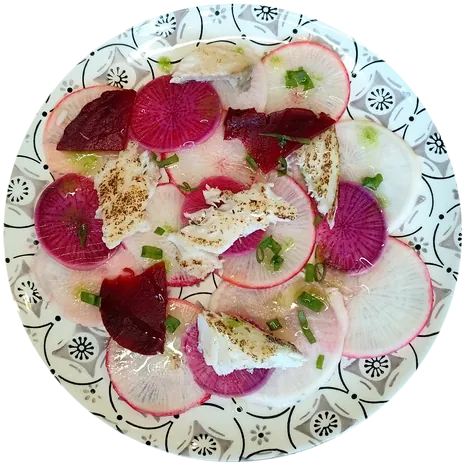 Assiette préparée par Meghann