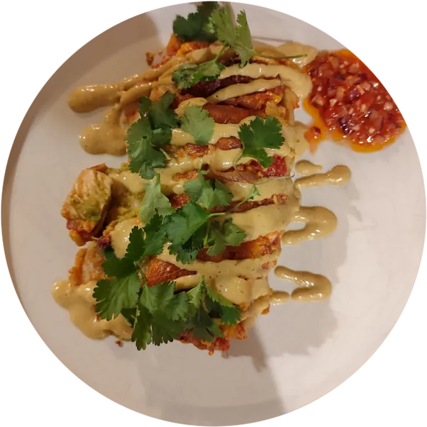 Assiette préparée par Meghann