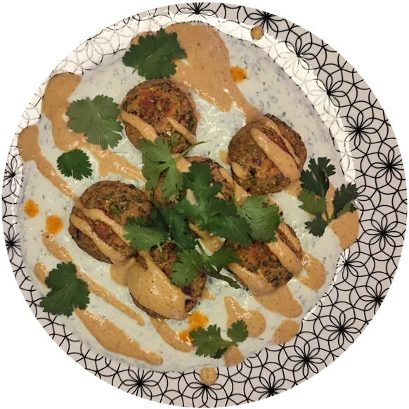Assiette préparée par Meghann